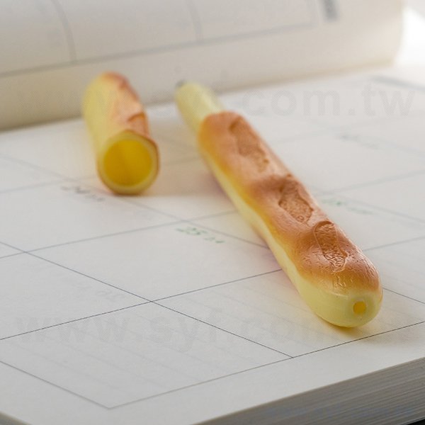 造型廣告筆-麵包造型筆管環保禮品-單色原子筆-採購訂製贈品筆_2